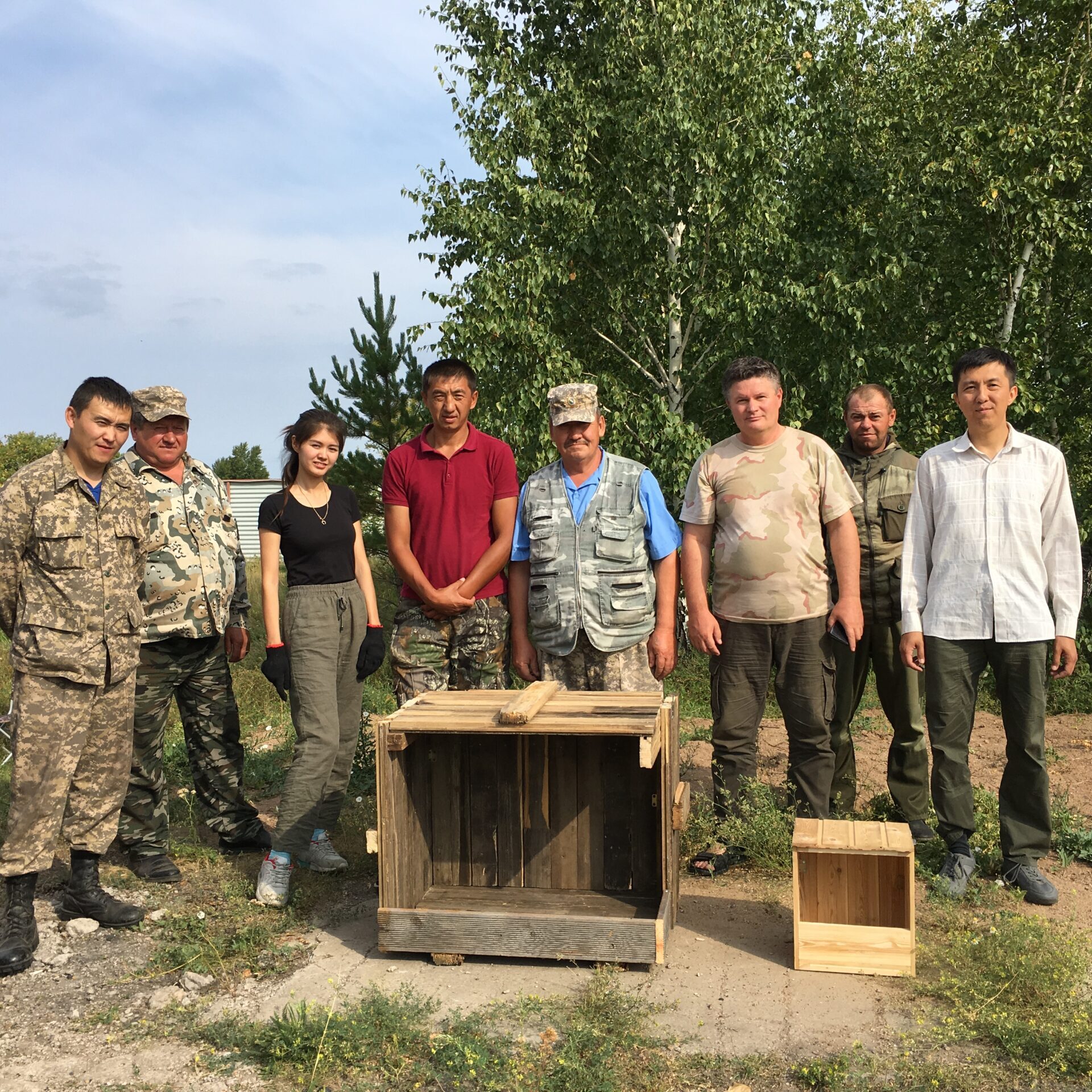 Установка гнездовых боксов для хищных птиц в ГНПП Буйратау 4.5 Буйратау
2.6 Популяризация зоологических профессий